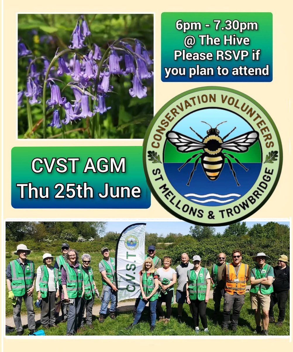 conservationvst's tweet photo. Our Annual General Meeting is taking place on Thursday 25th June at The Hive at 6 pm. This is an open invitation but please RSVP if you plan to attend, thank you 🐝 
There will also be a special guest talk about wildlife photography 🦊📷 https://t.co/R5OwHoNg5p