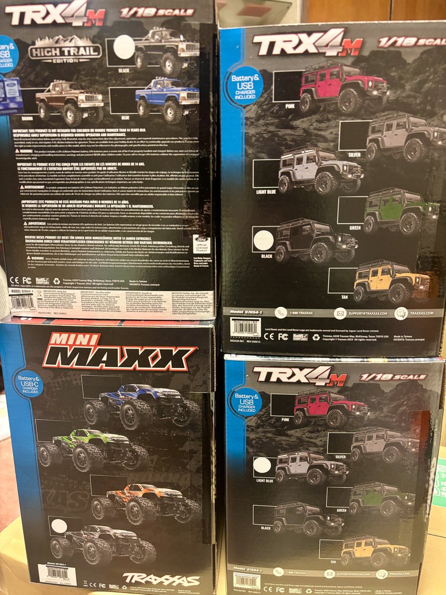 hobby_ks's tweet photo. 入荷情報

trx4m F150  ディフェンダー
Mini maxx

ブラックや人気の新色です👍👍 https://t.co/3ZdnPFZlIC