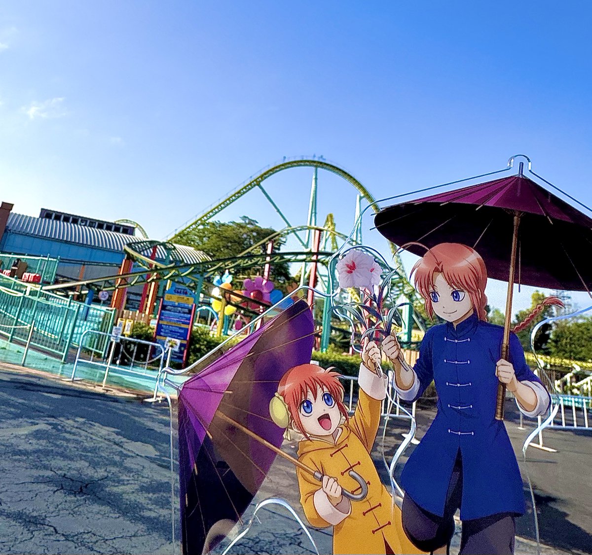 すごおおおくいい写真撮れたので見て🥹
アクスタ×青空 天才コンビだ🤝
#東武動物公園