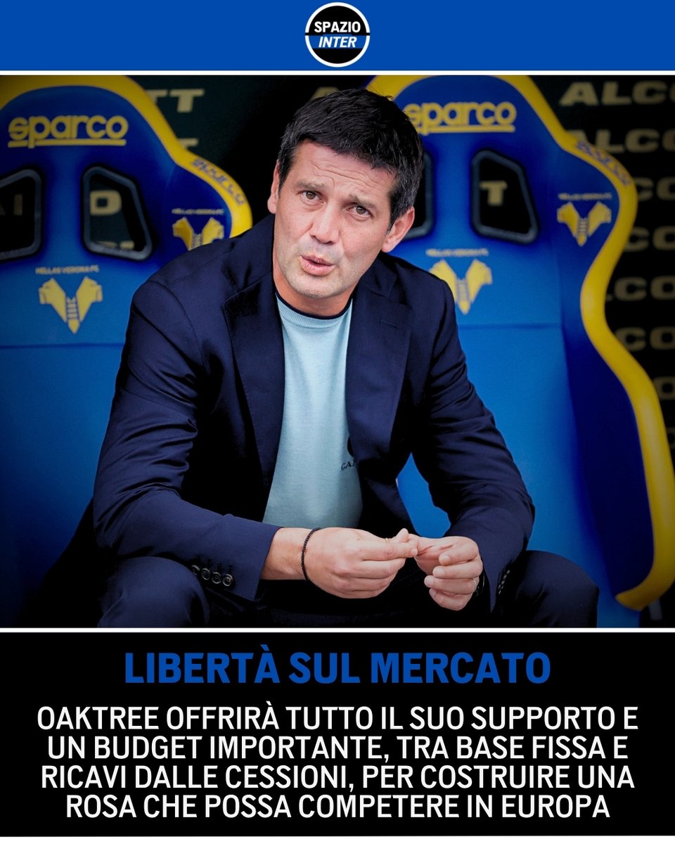 SpazioInter's tweet image. CHIVU CONQUISTA L’INTER 🤩

Per l’allenatore nerazzurro, come riportato da Tuttosport, è pronto il rinnovo fino al 2028 📋✍️

Oaktree, inoltre, offrirà un budget importante per costruire una rosa che lotti anche in Europa 😍🔥

#Chivu #Inter #SpazioInter