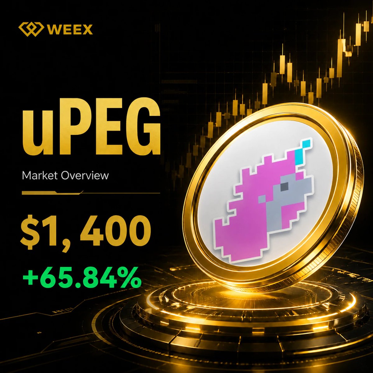 WEEX_Official's tweet photo. $uPEG @unipegv4 is pushing higher — what’s the next move?🔥
24H Change: +65.84%

A) Dip then rip
B) Crab mode 🦀
C) Moon mission 🌕

Vote below 👇
Invite friends and earn 40% commission 🎁
👉Claim now:https://t.co/g2Iz6ItGRq https://t.co/PAjjhBVJAA