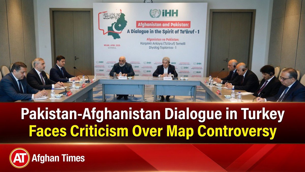 Map Controversy Overshadows Pakistan-Afghanistan Dialogue in Turkey