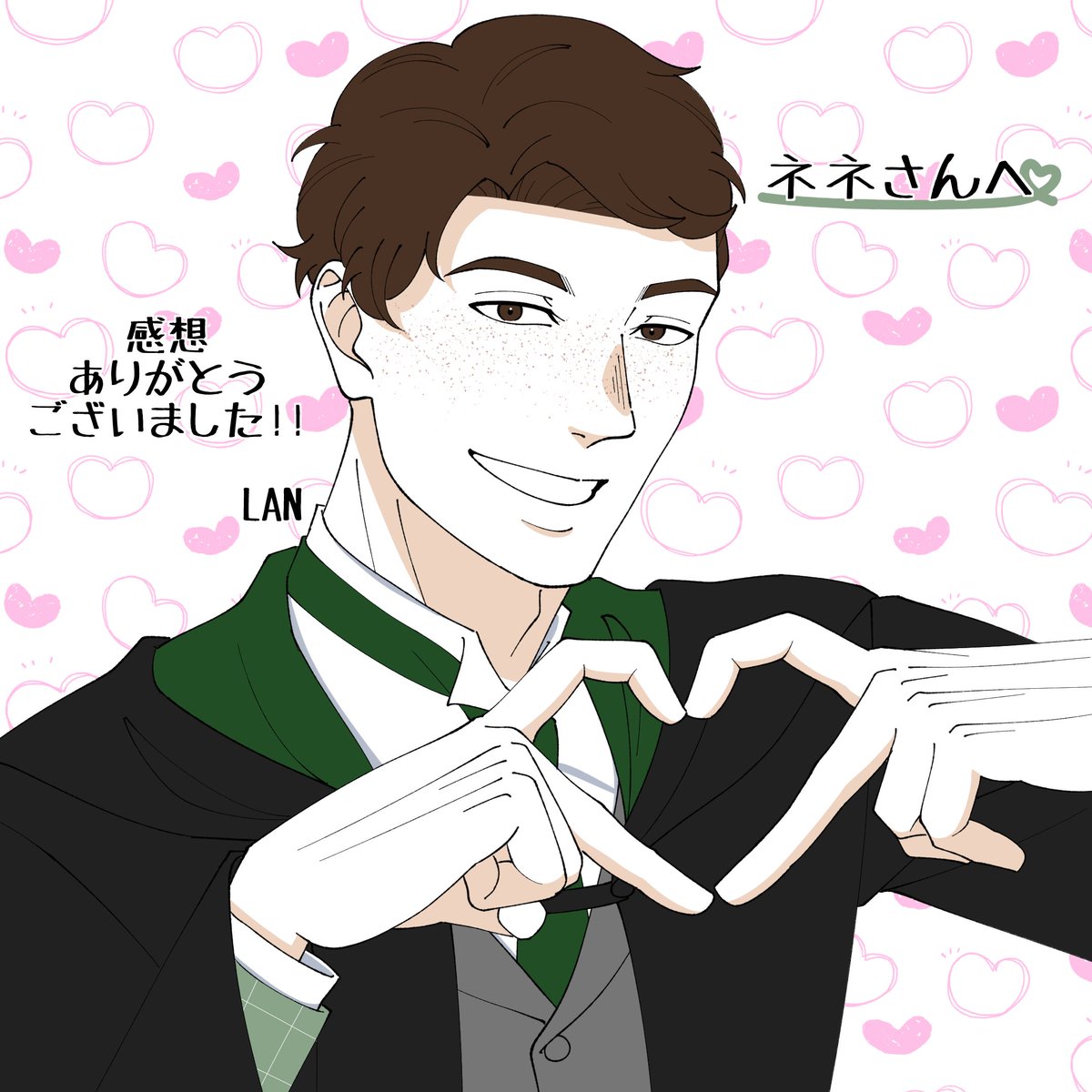 Blue__HL's tweet photo. @urisakiran 
大変遅くなりましたが書き込みボードに感想ありがとうございました‼️😭
褒めていただけて大変嬉しかったです🥲🥲🥲かっこいいと言っていただけるの最高に嬉し🥲🥲🥲🥲🥲
こちらこそ読んでいただきありがとうございました‼️‼️‼️‼️‼️ https://t.co/MOYy7Ki8Kx