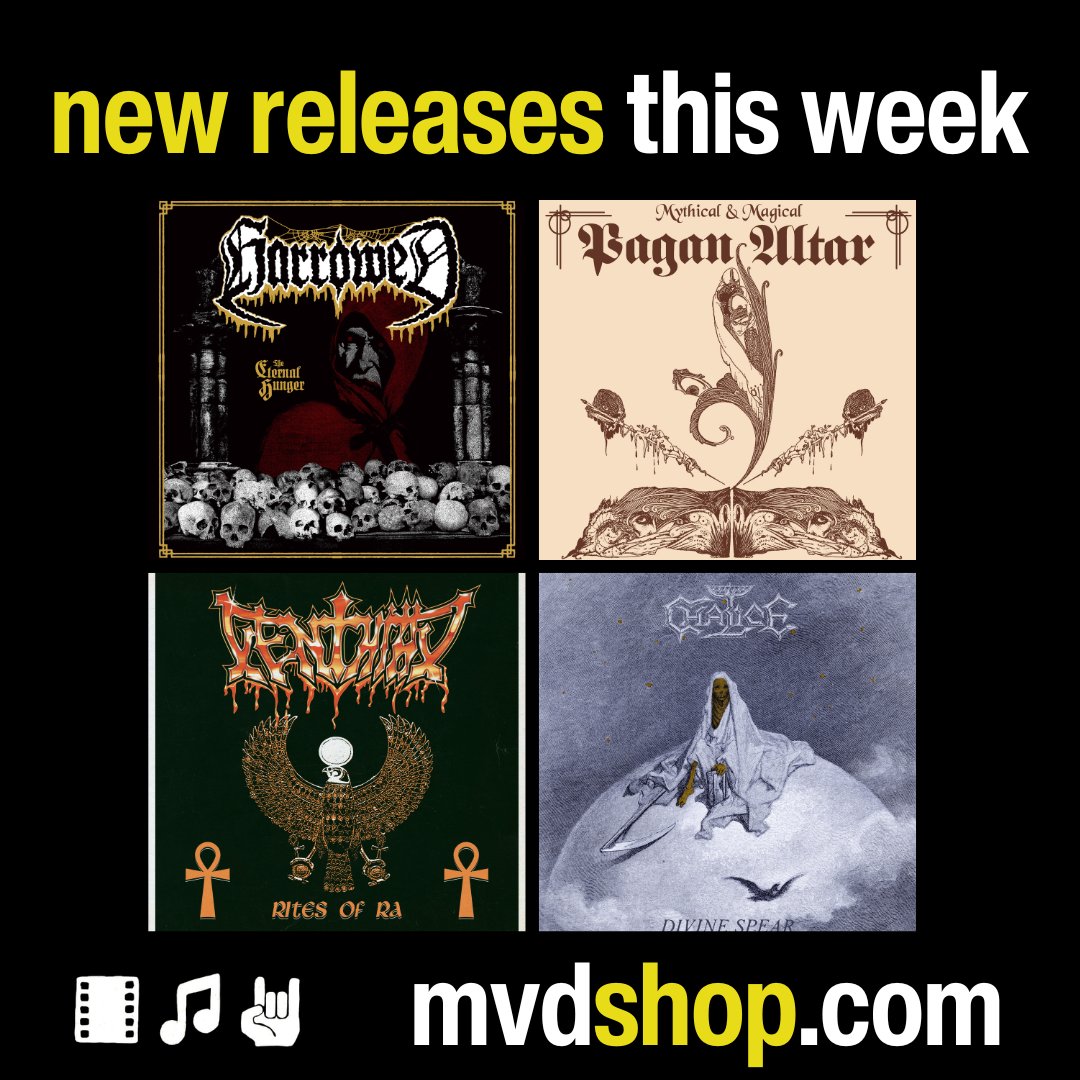 mvdentgroup's tweet image. #NewMusicFriday is here!

Fresh new titles available now from MVD! 👀

You can find these and more over at MVDShop.com or through your favorite physical media retailer.

#NewReleaseAlert #NewMusic #OutNow #VinylRecords #CD #RecordCollectors #Audiophile #PhysicalMedia