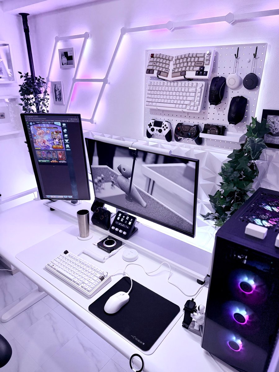 FGO_camel's tweet image. ⬅️before / after➡️

 #BeforeAfterみせて
 #desksetup