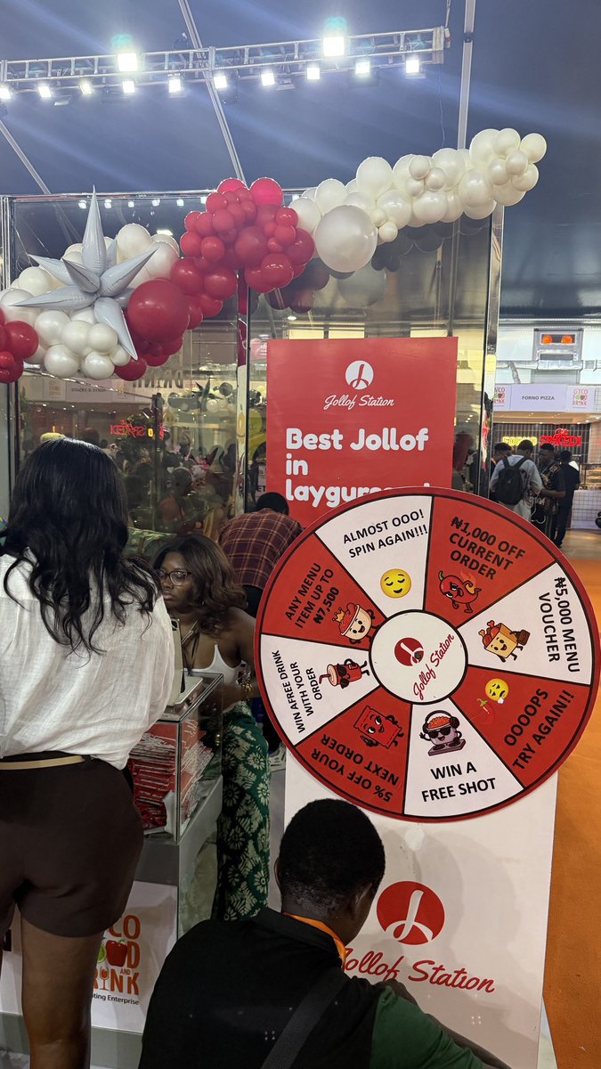 noirblvck_'s tweet photo. @jollofstation_ is at the Gtco food and drink festival https://t.co/Ww6MpjQPkg