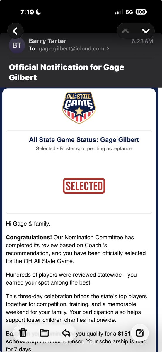 Gage_gilbert7's tweet image. Ready to work! #AllOhio #Allstate @ACESFootball26