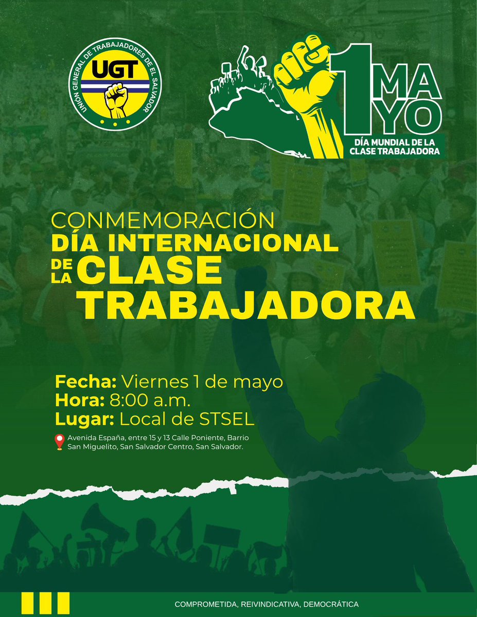 UGT El Salvador 🇸🇻 tweet media