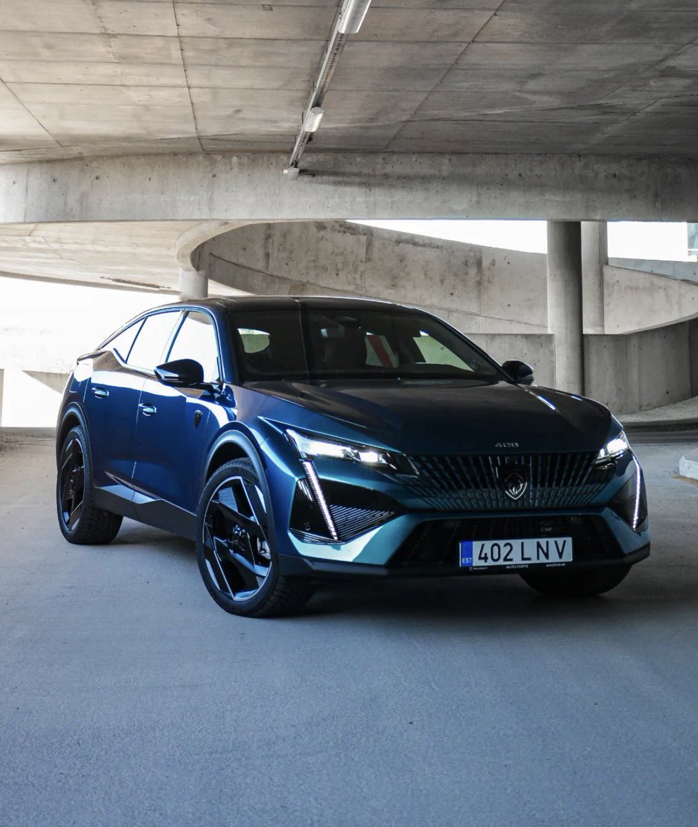 GrailArchive's tweet photo. Sharp lines. Aggressive stance. French attitude. The 408 GT doesn’t ask for your attention. It takes it https://t.co/H4YnzuZTsY