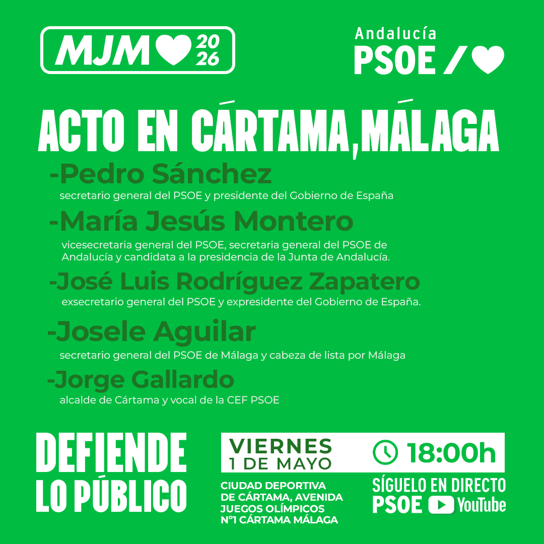 PSOE tweet media