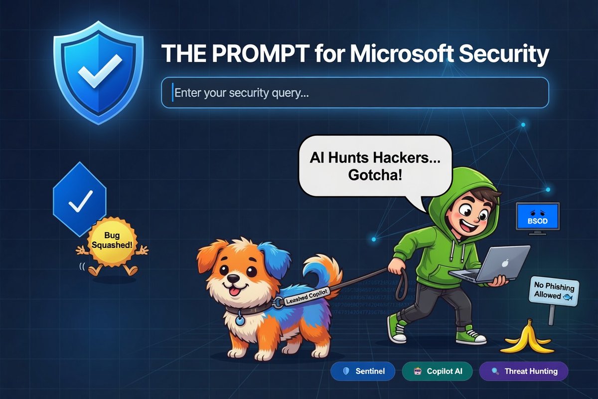 rodtrent's tweet photo. THE PROMPT for Microsoft Security - Issue #69 https://t.co/OuhtRmkTAW

 #MicrosoftSentinel #DefenderXDR #MicrosoftDefender #SecurityCopilot #Cybersecurity #MicrosoftSecurity #Security #MicrosoftThreatIntelligence https://t.co/v9fEXCu0BC