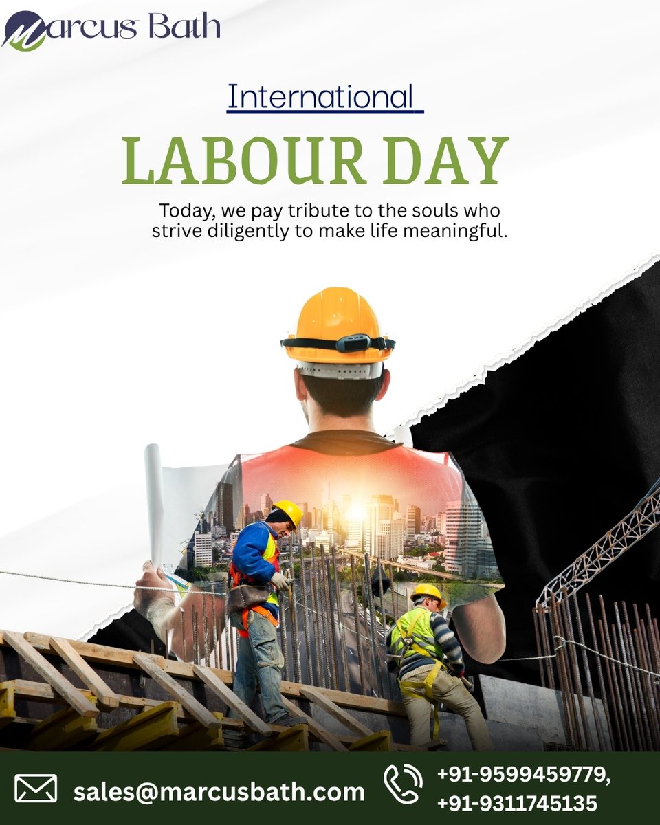 MarcusBath's tweet photo. Behind every success story is hard work, resilience, and determination 👷‍♂️
Today we celebrate the hands that build, create, and keep the world moving. Happy Labour Day!
#LabourDay #InternationalWorkersDay #HardWork #Respect #WorkEthic #EverydayHeroes #Teamwork #Dedication https://t.co/DNQv5ncoF6