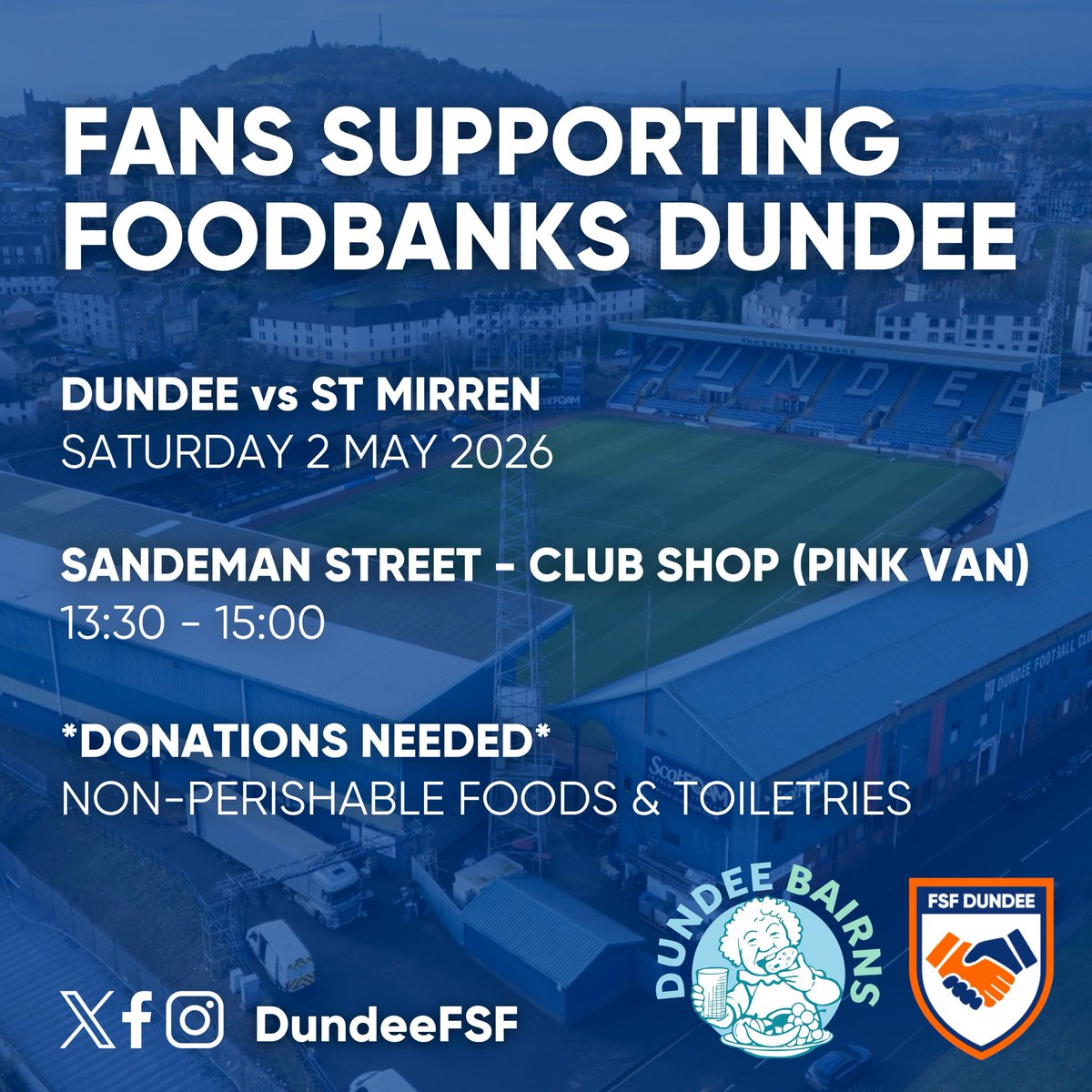 Fans Supporting Foodbanks Dundee tweet media