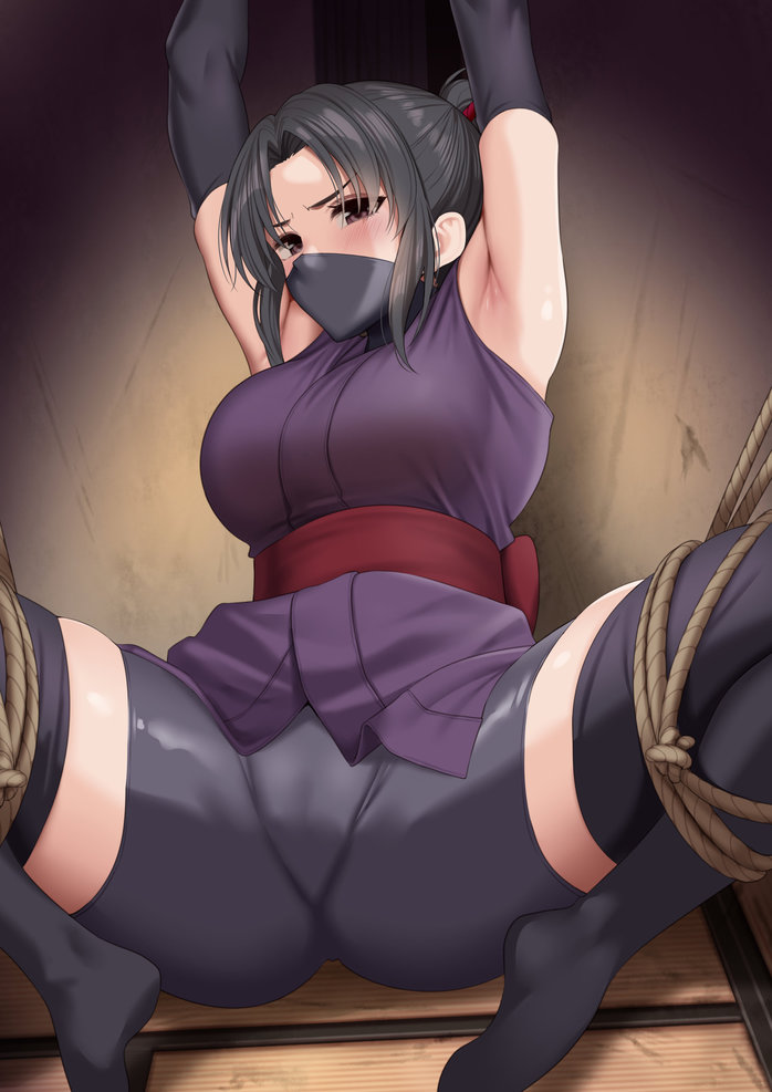 囚われたくノ一 
