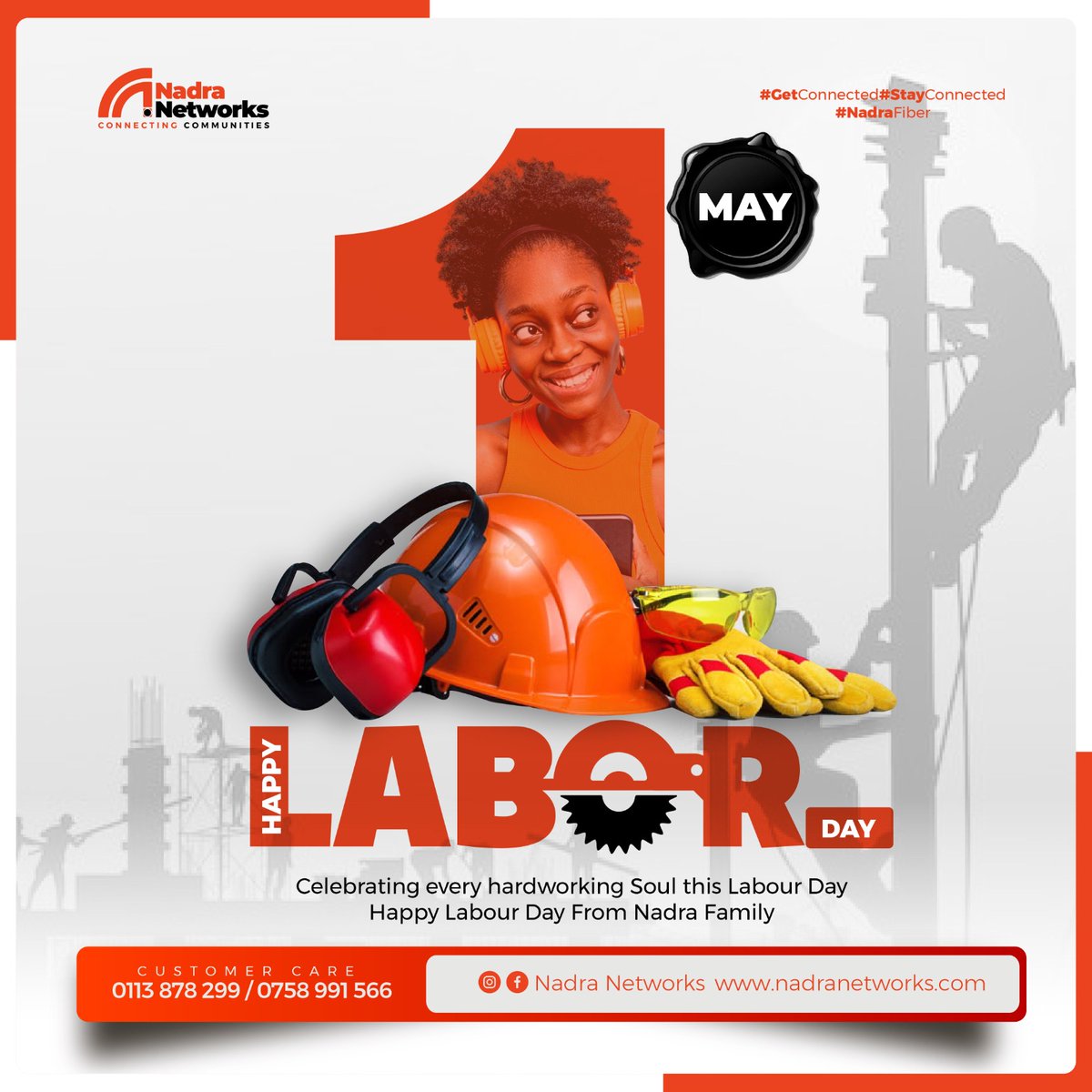 NadraNetworks's tweet photo. Happy Labor Day! 👷🏾‍♂️💻

Whether you're working, building, selling, or creating content, good internet makes it all easier.

Let Nadra Fiber handle your connection while you focus on the hustle.

📞 0113878299 / 0758991566
🌐 https://t.co/8pfCUiIkL1

#NadraNetworks #LaborDay https://t.co/luLNRXG335