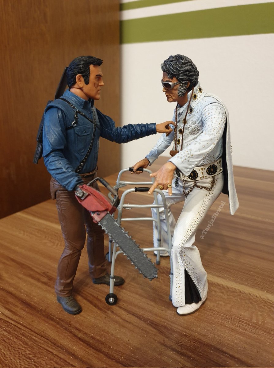 TanjaStrutzl's tweet image. Two true kings 👑👑
#AshWilliams #SebastianTheKingHaff #BruceCampbell #EvilDead #BubbaHoTep #ArmyOfDarkness