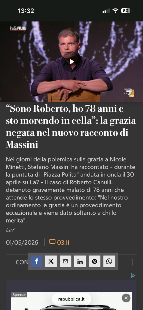 AvvMorrone's tweet photo. A Minetti invece si . Vergogna Meloni nordio e Mattarella https://t.co/OZo7OfbS0A