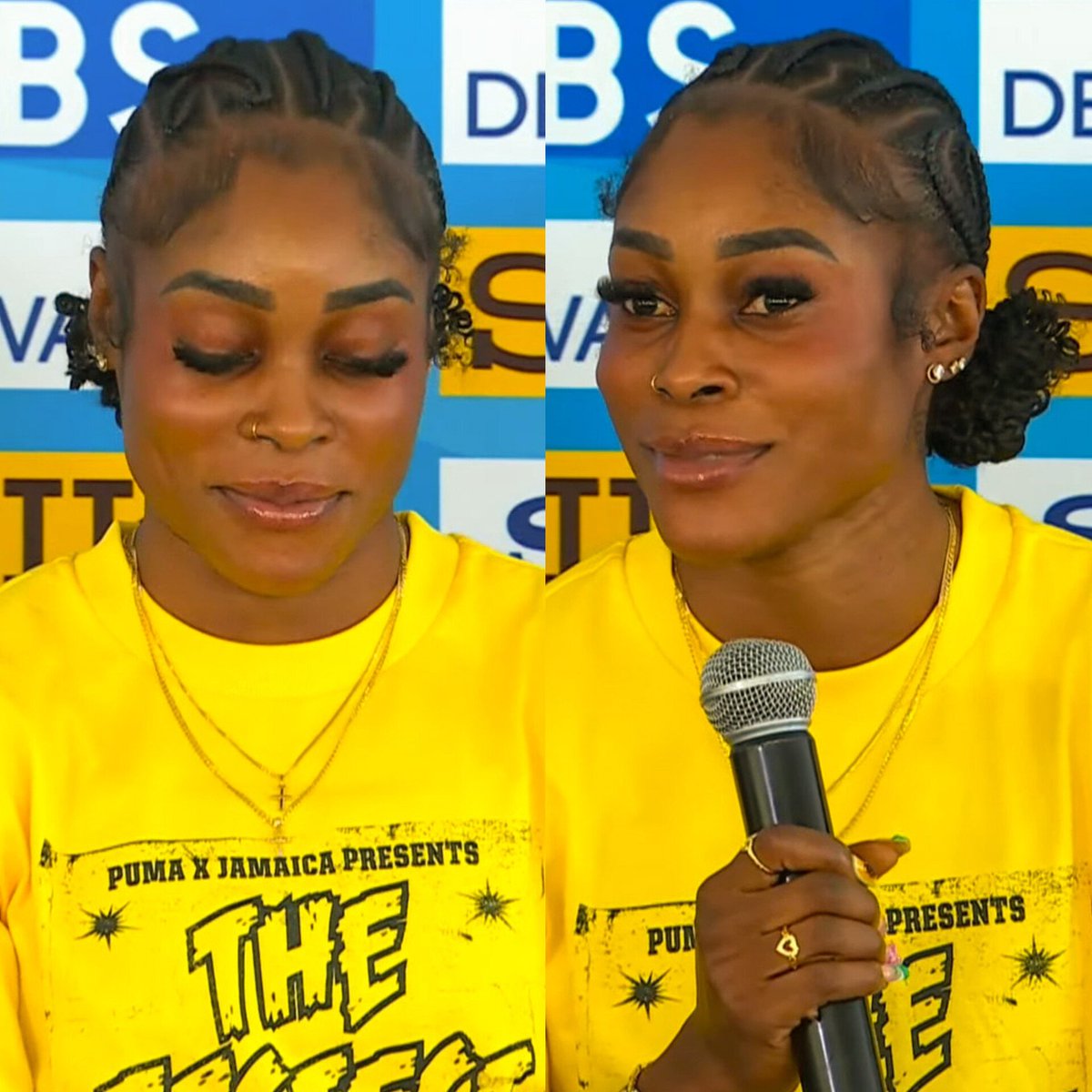 TrackGazette's tweet photo. Elaine Thompson-Herah 🇯🇲 glowing ahead of the 2026 World Relays in Botswana!

It will be her first appearance at a global championship since 2023. https://t.co/nckbzvBiA0