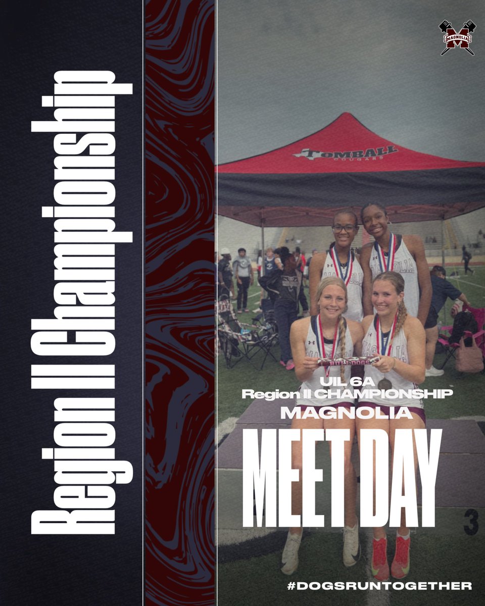 XC_Magnolia's tweet photo. ๐ฅMEET DAY ๐ฅ
Day 1
๐ | UIL 6A Region II Championship
๐ | Waco Midway High School
๐๏ธ | Panther Stadium
โฐ | 12:00 pM
๐ | https://t.co/2L1ZHNpoAA
#DogsRunTogether
@SportCast_Media @MagISDAthletics @MagnoliaHighTX https://t.co/BZFmJvpyBQ