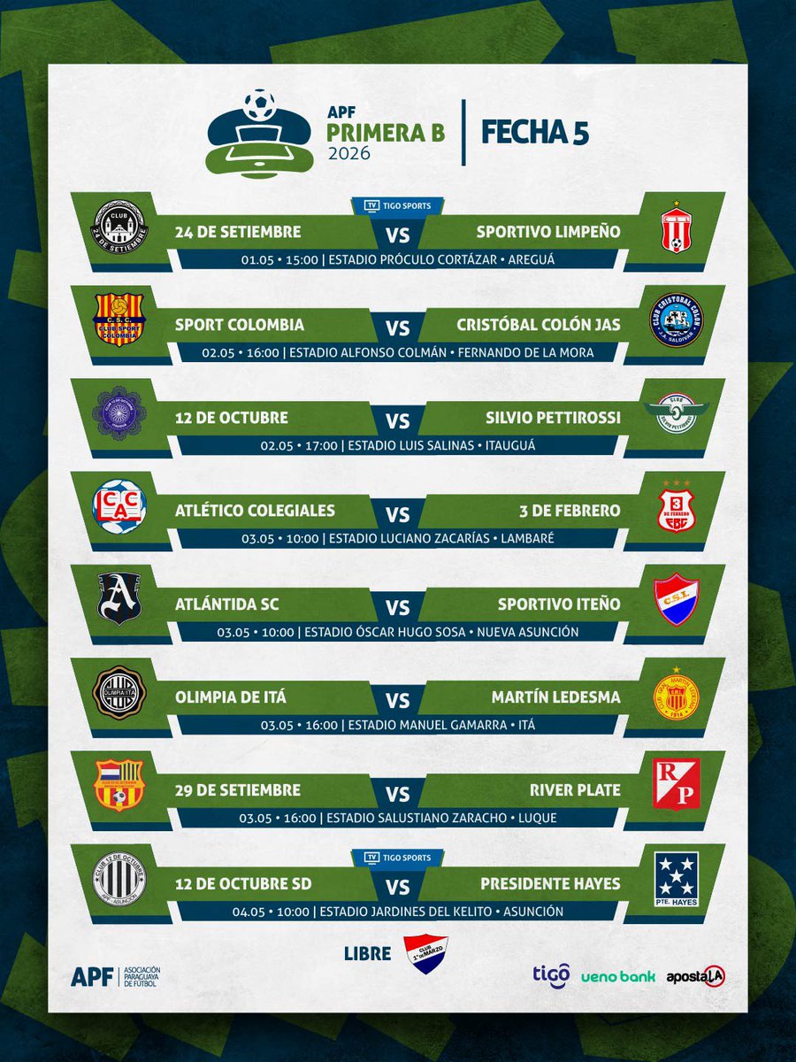 APF Primera División B tweet media