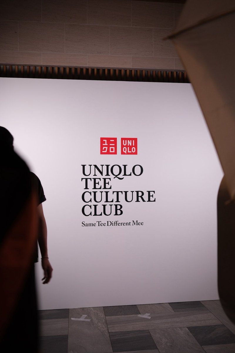 iyfc10ny's tweet photo. ユニクロさんのZ世代へのTシャツ訴求をコンセプトにした体験型イベント「UNIQLO TEE CULTURE CLUB」のタイトルロゴなどデザインしました。 https://t.co/Ys2ejJ6opQ