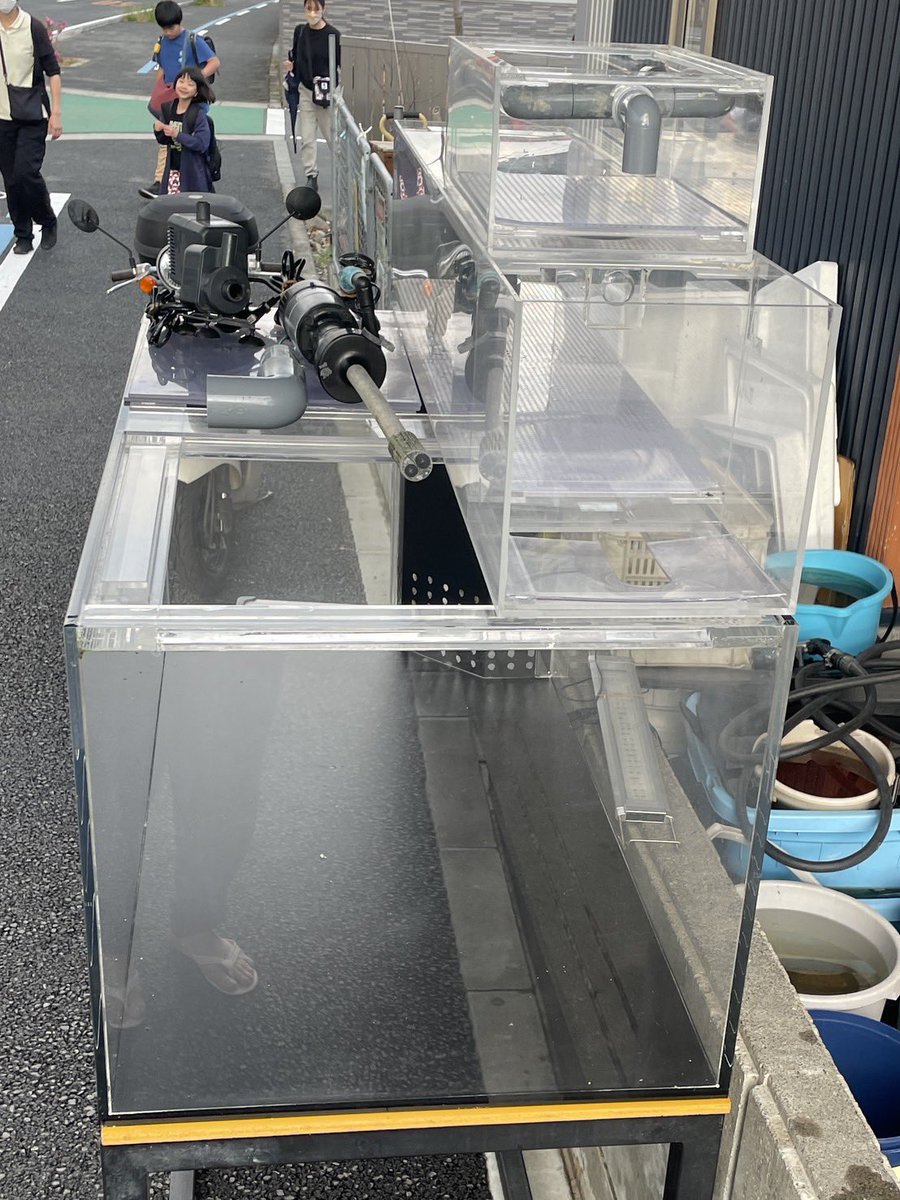 松*崇様 特注中古アクリル水槽 900×200×200 中古アクリル水槽 セット 1200×600×500 クリア上部フィルターセット