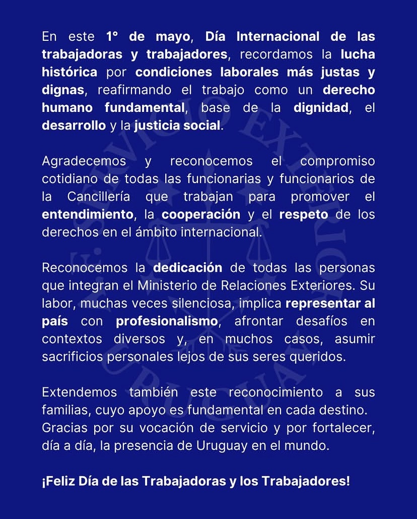#1demayo 
#diainternacionaldelostrabajadoresylastrabajadoras