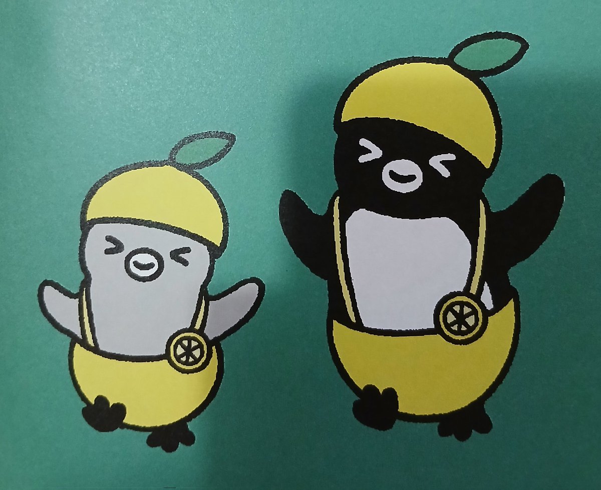 Suicaのペンギンレターブック。
発売日に届くようにネットで買った1冊目、一目見て、あれ、と…。線がギザギザしていて。色の境目も…。
先日確認してから買った2冊目とは、確実に印刷が違う。写真では分かりにくいかもですが…。可愛いだけに残念で。同じような方、いないでしょうか…。