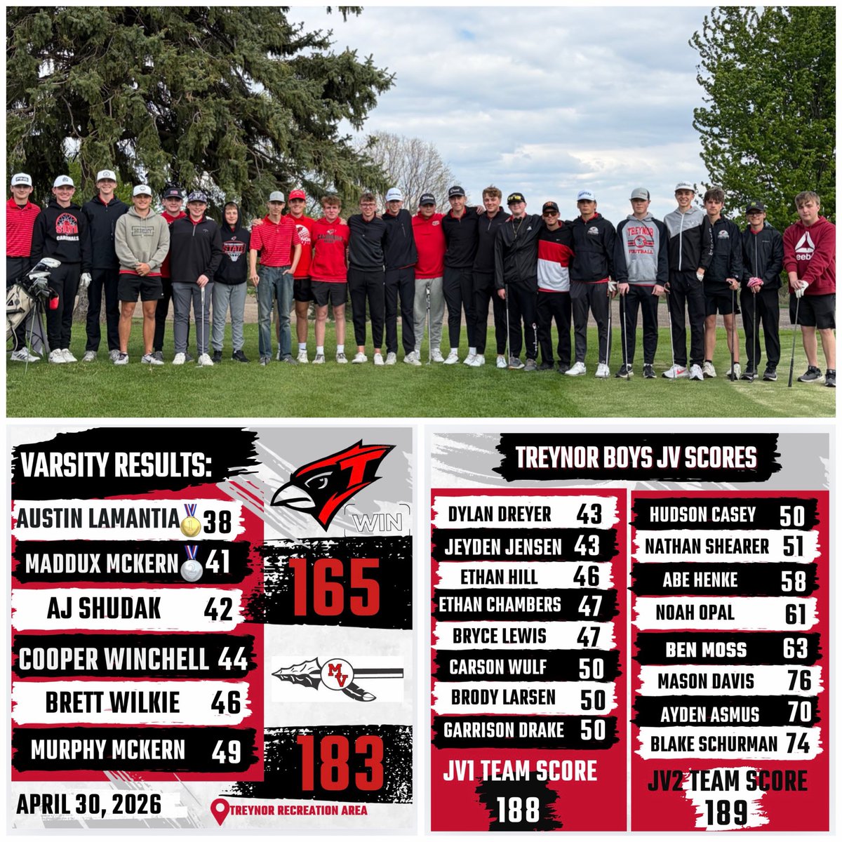 Treynor Boys Golf tweet media