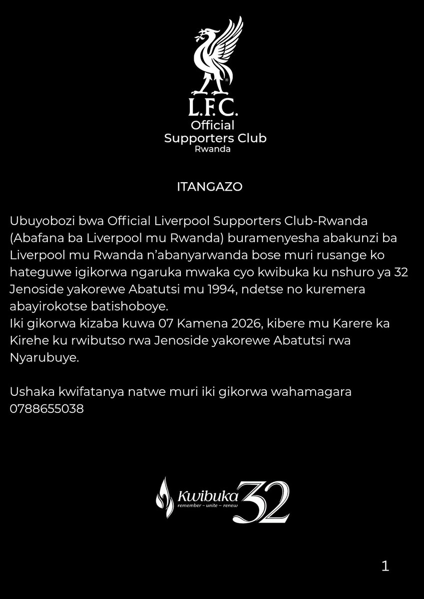OLSC_RWANDA's tweet photo. #kwibuka32🕯️ https://t.co/fzgWlkP991