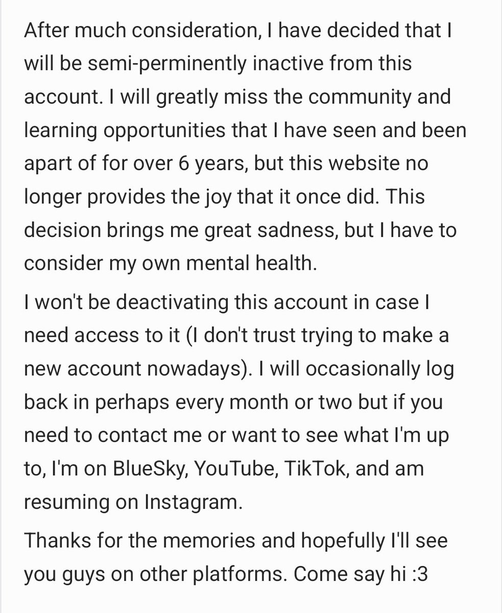 Semi Inactive - On BlueSky tweet media