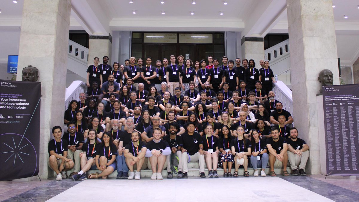 OpticaWorldwide's tweet image. The Siegman International School on Lasers provides #students and early-career professionals with the resources, training and #network they need to answer the greatest challenges facing our field. 

Make a gift and empower the next generation of leaders: 
bit.ly/4eLSc1S