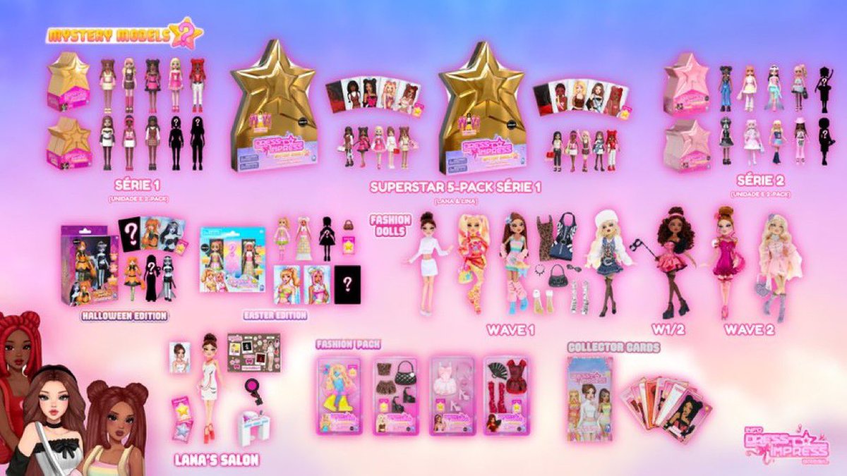 On April 4, one year ago, Dress To Impress announced its collaboration with PhatMojo to launch a toy line inspired by the game. On April 4, one year ago, Dress To Impress announced its collaboration with PhatMojo to launch a toy line inspired by the game.