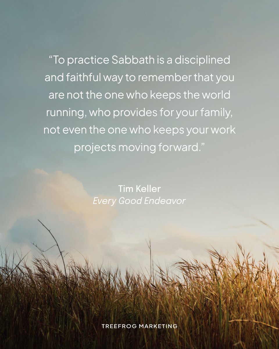 Treefroggers's tweet photo. Small business owners, we know it's hard to take a "break" when there's so much on your plate. But, God instructs a day of rest because you need it.

We're curious. Do you take a Sabbath (AKA at least one day off per week)? https://t.co/qooYMqqIGr