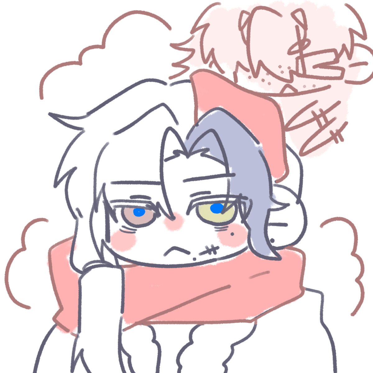 선배 담요 둘둘둘