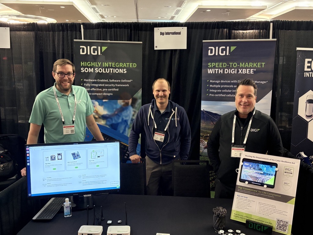 digidotcom's tweet image. This week at Arrow University MN, Digi showcased Digi ConnectCore and Digi XBee solutions to help #OEMs go to market faster. We also presented on Digi XBee for #WiSUN and secure, standards-based #connectivity at scale. Thanks to everyone who stopped by. hubs.la/Q04f8hyc0