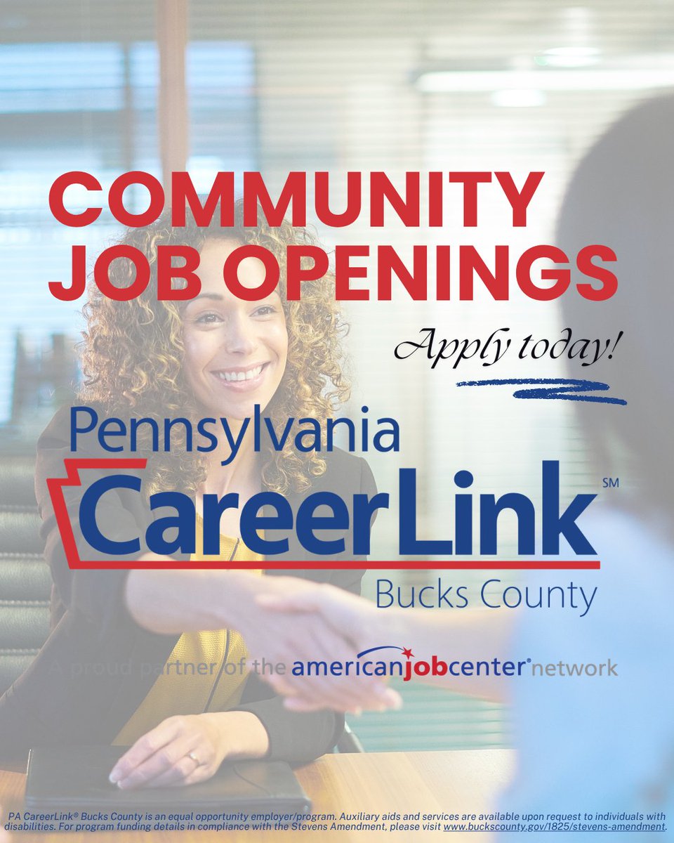 PACareerlinkBC's tweet image. #JobOpenings with WM and a #JobFair in Philly is approaching. See each flyer for more information.