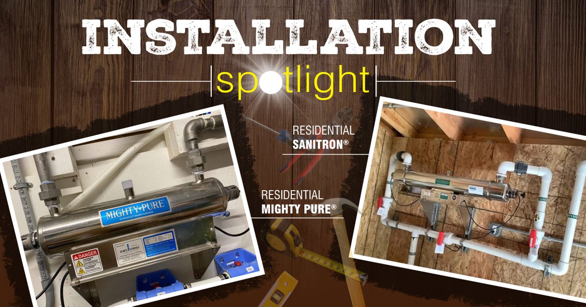 AtlanticUVCorp's tweet image. We present these outstanding installations of our ultraviolet disinfection products. These Mighty Pure® and Sanitron® models help neutralize waterborne bacteria in the homes they are installed in.

Read More » buyultraviolet.com/ultraviolet-wa…

#germicidalultraviolet #installation