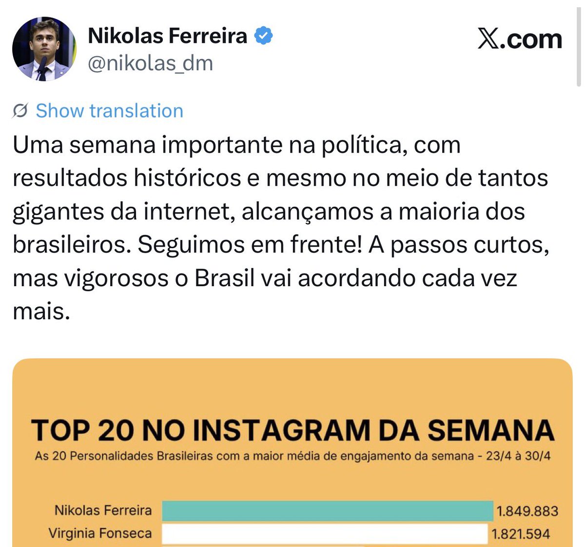 Gustavo Rondina tweet media