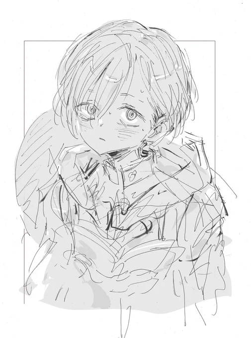昔描いた市川君 