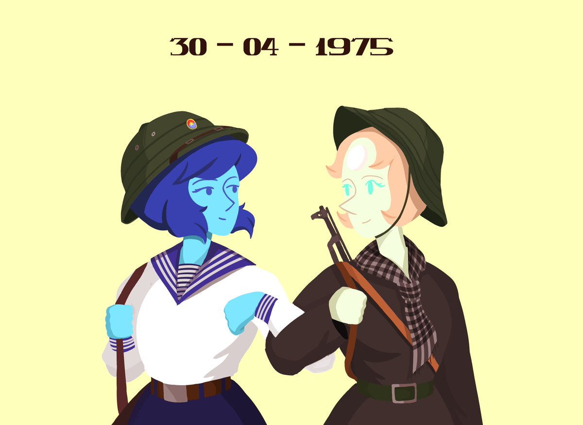 The_moryak's tweet image. Vietnam - Liberation and Reunification Day - April 30, 1975 🇻🇳
#StevenUniverse #LapisLazuli #Pearl
