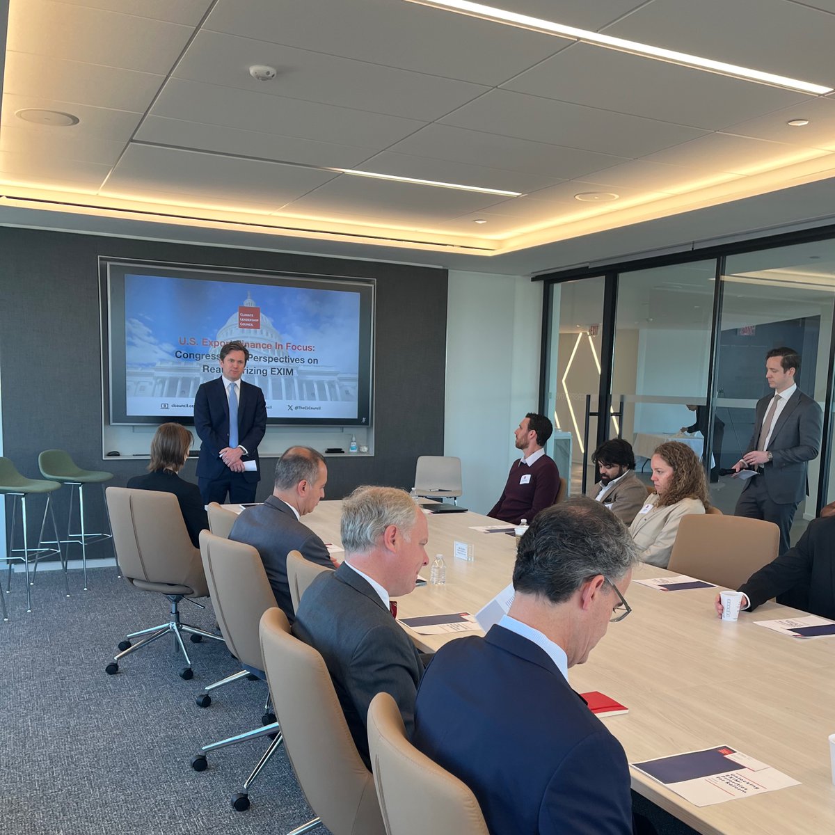 TheCLCouncil's tweet photo. Yesterday, we hosted congressional staff for an event to discuss EXIM reauthorization, key priorities driving the process, and how Congress is thinking about the future of U.S. export finance. https://t.co/rBMYHcZOdd