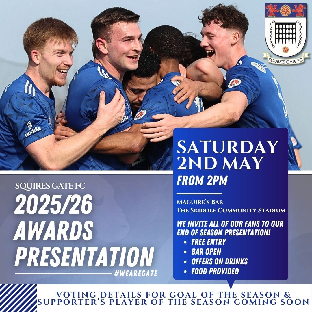 Squires Gate FC tweet media