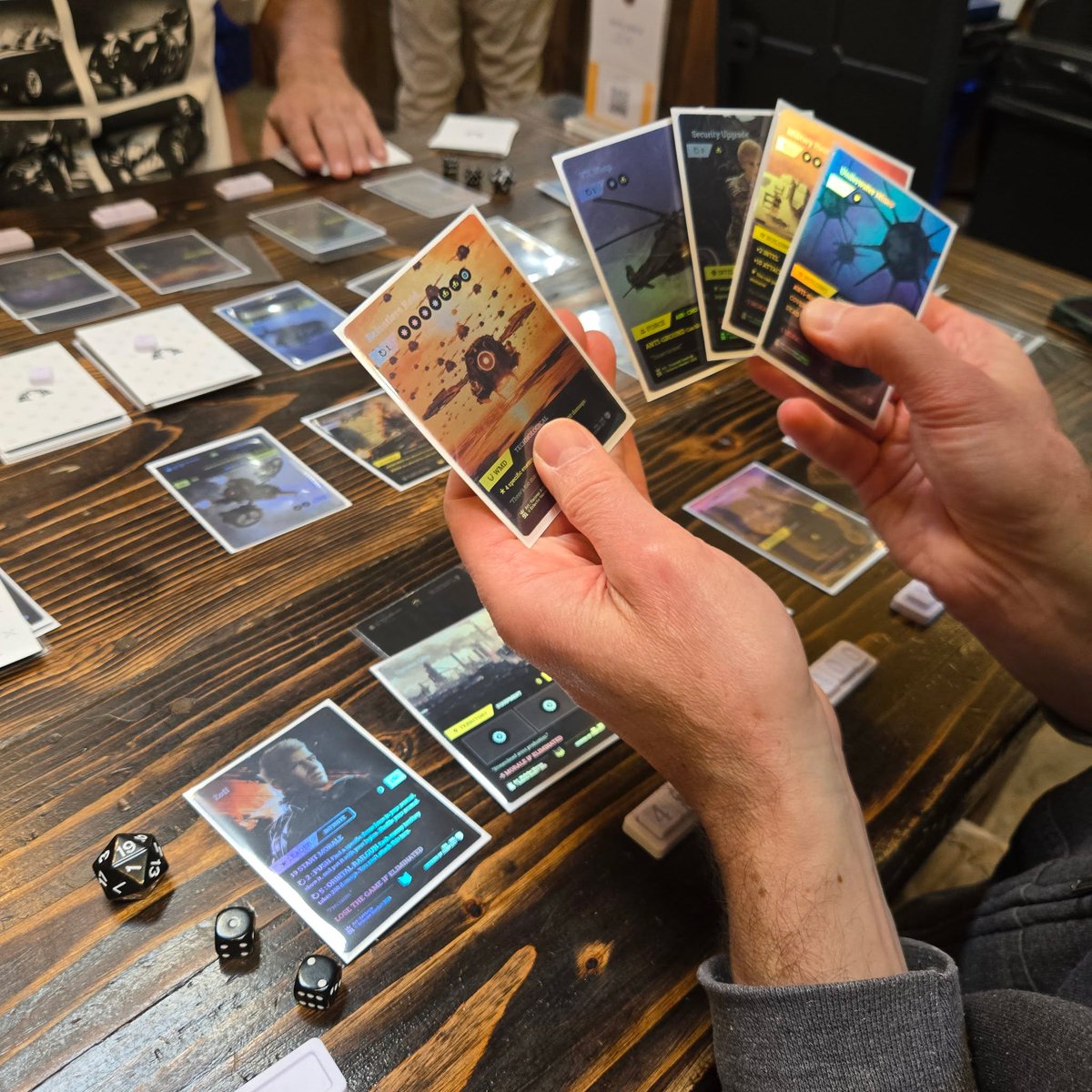 ZulusGameCafe's tweet photo. WARSAKEN lands at Zulu's tomorrow! Come
and join us for a demo of Eclectic Nerd's new game at
our Main Store on Sat., May 2nd from 6-9pm.

Learn more about the game @thewarsaken and play!

Register here: https://t.co/g7qURv1yPN

#zulusevents #zulusbgc #boardgamedemo https://t.co/fdcyuq18i4