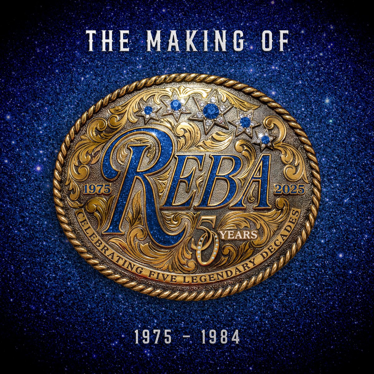 The music that started it all. Enjoy my new “The Making of Reba” Playlist featuring tracks from 1975-1984 💙 
Listen on your favorite streaming platform: RebaMcEntire.lnk.to/TheMakingOfReba