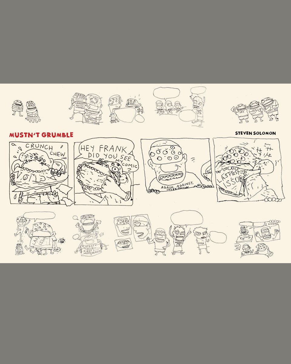 speedpasterobot's tweet image. MUSTN’T GRUMBLE
this week’s comic strip

mailchi.mp/f86dd9ead40f/g…

#cartoons #grumble