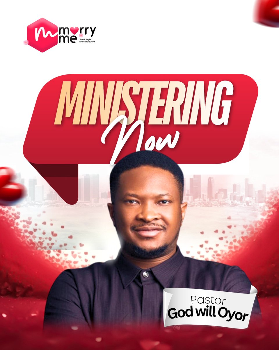 MarryMeOfficia's tweet photo. Ministering now: Pastor Godswill Oyor🔥

The atmosphere is charged, hearts are stirred, and destinies are being aligned.
This is an encounter.

#MarryMeConference2026 #IntentionalSingles #RelationshipGoals #YouthAndSinglesSummit https://t.co/asgBjs5gg9