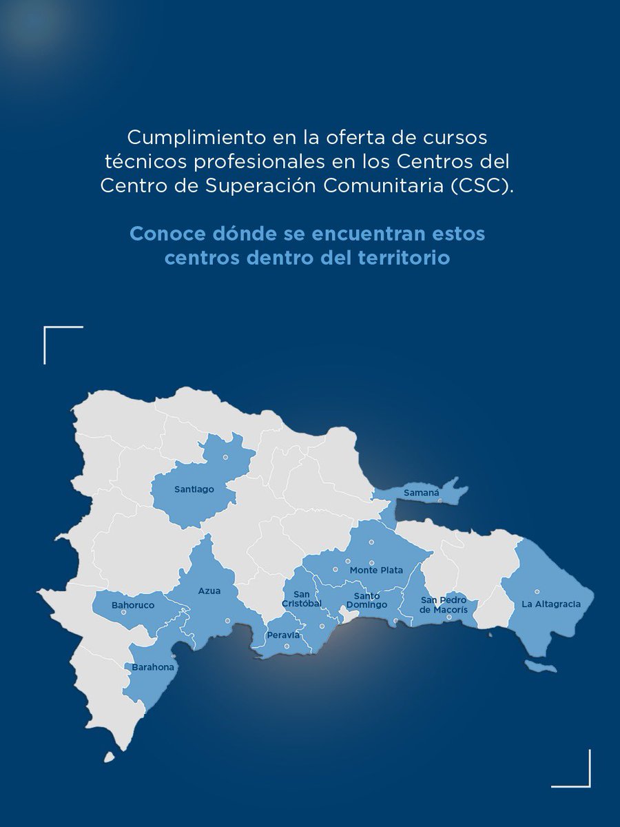 El Ministerio de Administración Pública (@maprdo) le otorgó a la Dirección de Desarrollo Social Supérate  (@superaterdo) una calificación de 95 % en el SISMAP, resultado del informe de evaluación de nuestra Carta de Compromiso a la ciudadana y el ciudadano, correspondiente al