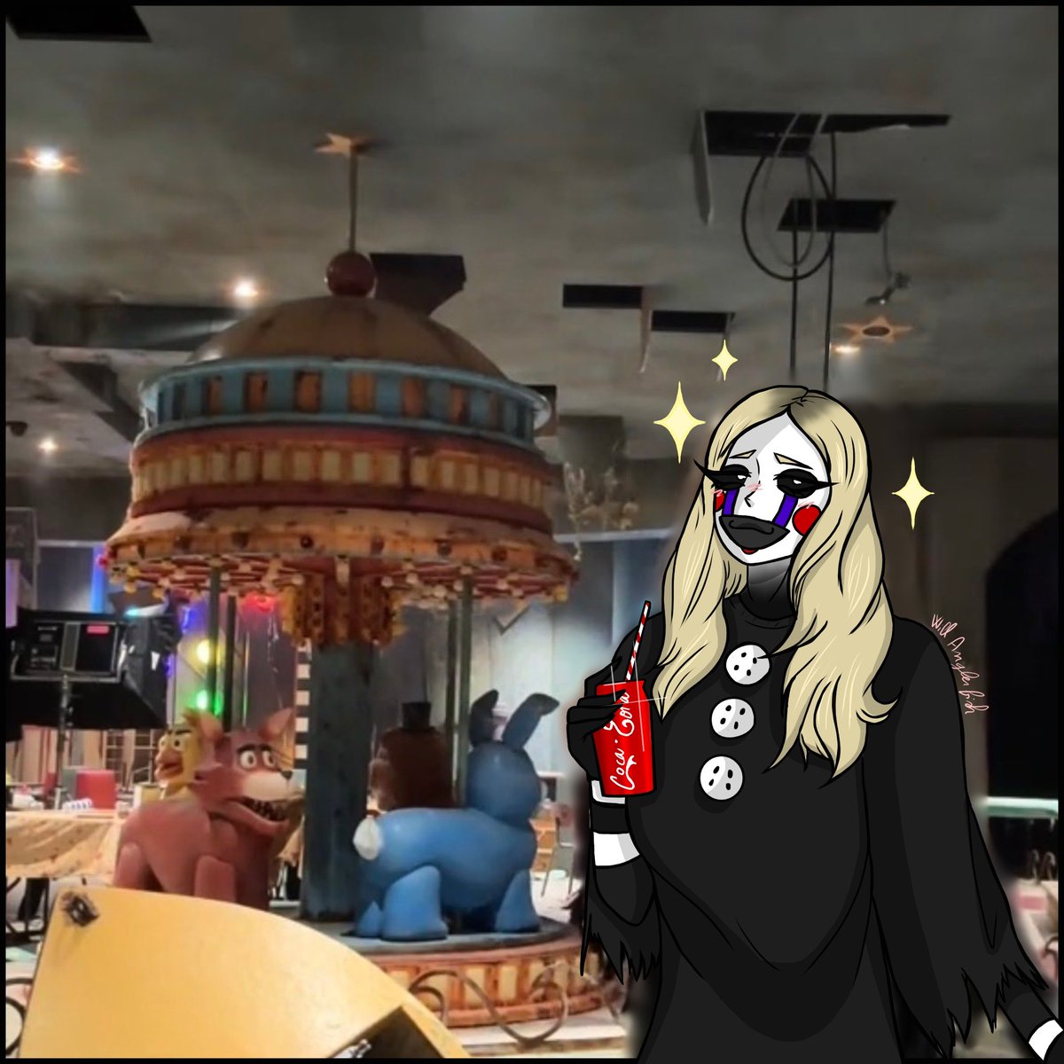 Will_Anglerfish's tweet image. A little fanart of our goat : Grace Mckenna as Lisaonette 💛🤍🖤

#lisafnaf #fnaflisa #fnaffanart #fnaf #fnafart