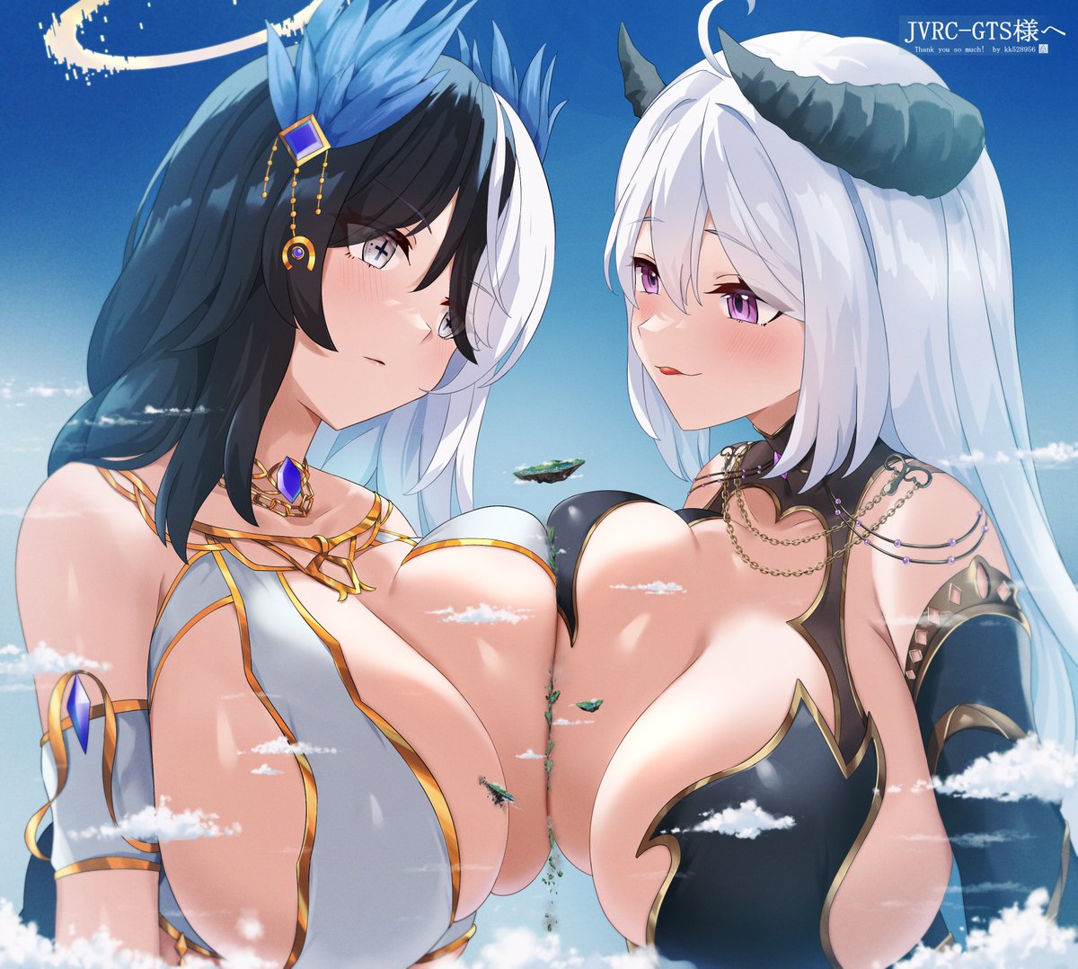 Cosplaying to mess with some fantasy planets, but a certain demon is interrupting...
Awsome comm made by <a href="/kk528956/">kk</a> 
Featuring <a href="/RubysRobin/">RubysRobin 🔞</a> :p
#giantess #sizeart #巨大娘